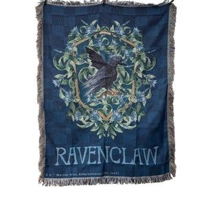 Ravenclaw Tapestry Throw Blanket - Crest Design